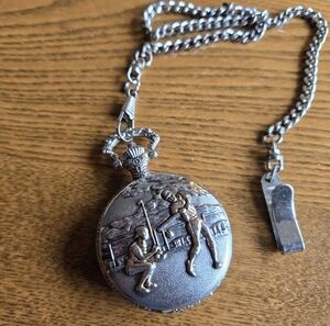 Baseball pocket watch